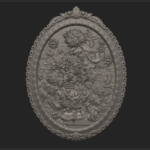 Đĩa Tranh Hình Oval M-72