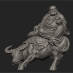 Phật Di Lặc Cưỡi Trâu M-133