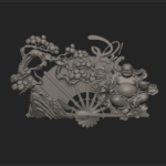 Quạt Phật Di Lặc M-143