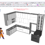 SketChup thiết kế nội thất công nghiệp